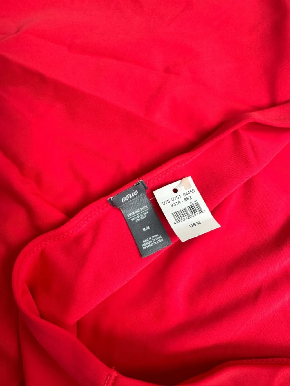 AERIE red one piece swim - Picture 4 of 4